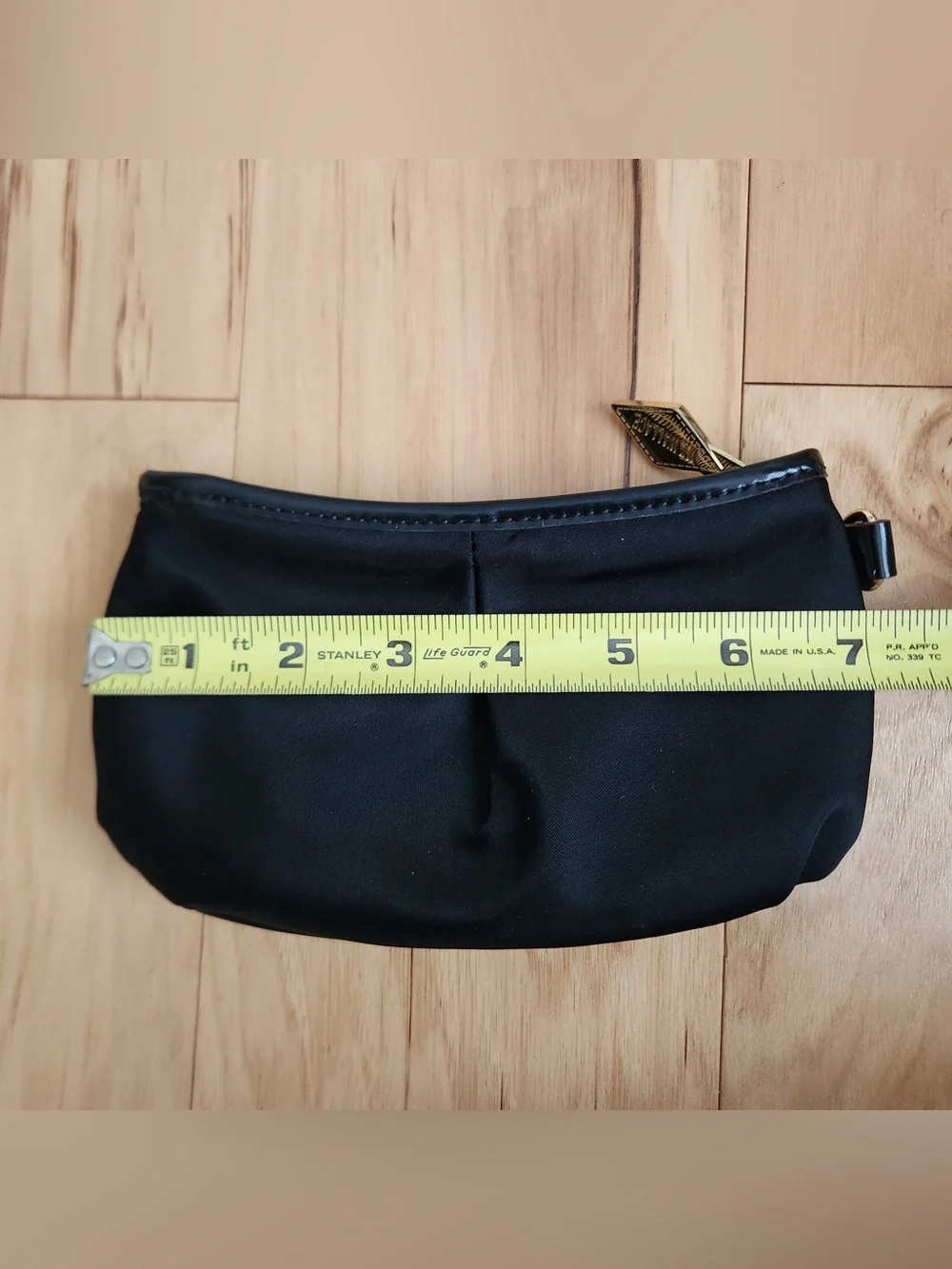 MZ Wallace Black Nylon Small Makeup Toiletries Pouch